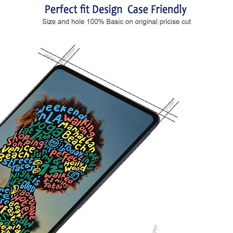 iPad11 HD clear tempered glass screen protector detailed specification image