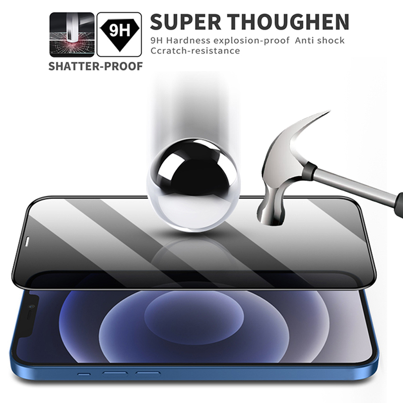 iPhone 12 Privacy Anti spy tempered glass screen protector detailed specification image