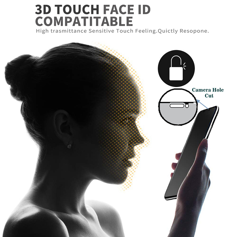 iPhone 12 Privacy Anti spy tempered glass screen protector detailed specification image