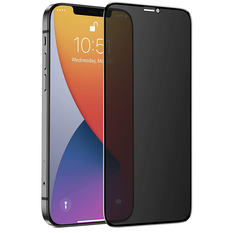 iPhone 12 Privacy Anti spy tempered glass screen protector detailed specification image