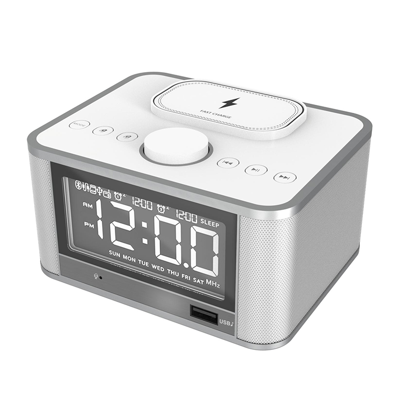 M7 alarm clock wireless charge speaker detailed specification image